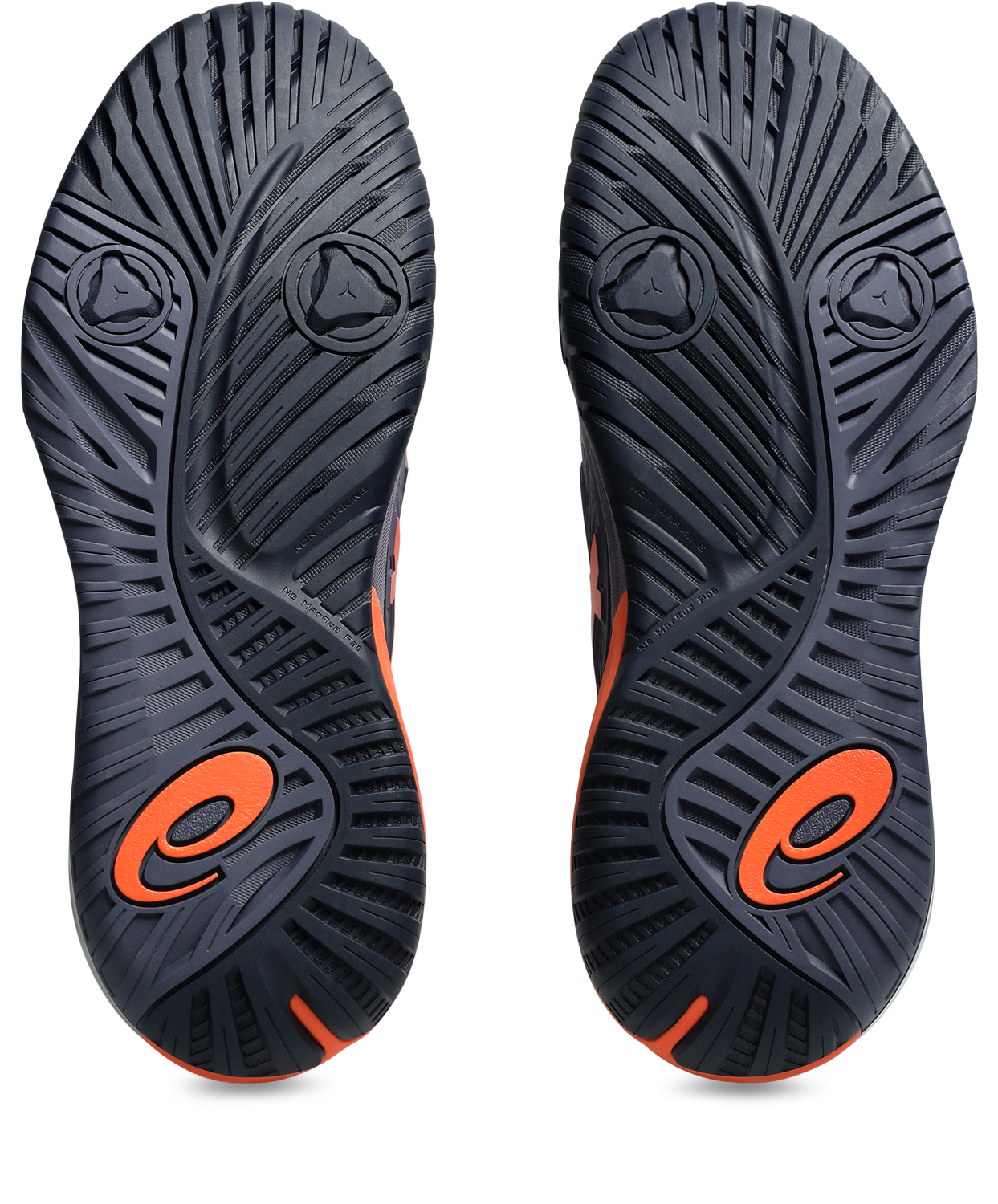 Asics Gel-Resolution X Wide Greyish Purple/Nova Orange Men's tennis shoes - Sports Virtuoso