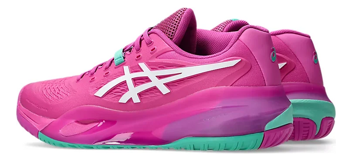 Asics Gel-Resolution X Sakura Digital/Blanc Chaussures de tennis