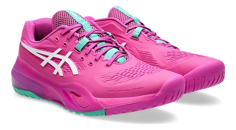 Asics Gel-Resolution X Sakura Digital/Blanc Chaussures de tennis