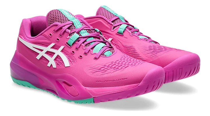 Asics Gel-Resolution X Sakura Digital/Blanc Chaussures de tennis