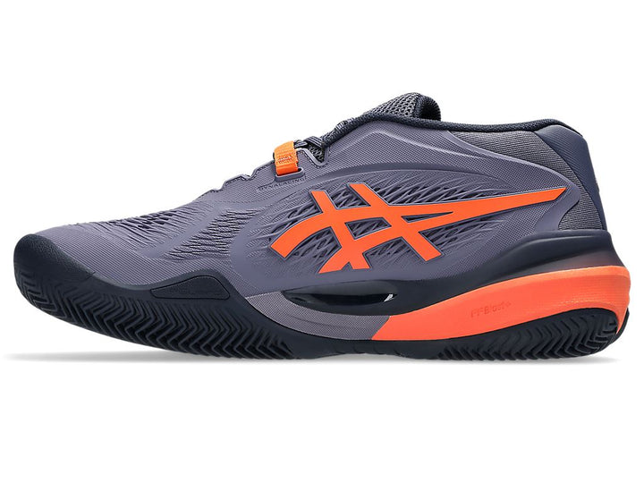 Asics Gel-Resolution X Clay Greyish Purple/Nova Orange Men’s Tennis Shoes