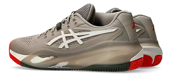 Asics Gel-Resolution X Clay Greige/Soft Oat Men’s Tennis Shoes