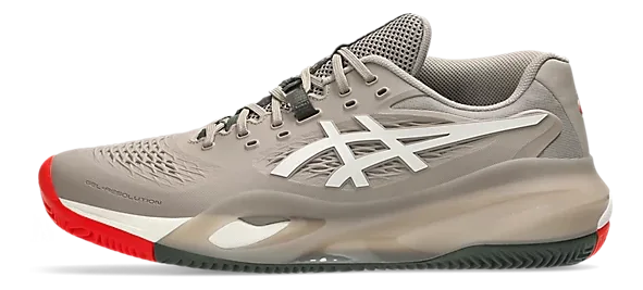 Asics Gel-Resolution X Clay Greige/Soft Oat Men’s Tennis Shoes