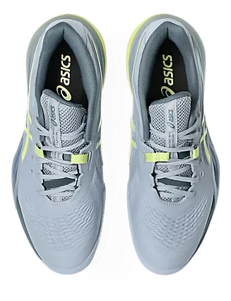 Asics Gel-Resolution X Clay Gris Bleu/Pistache Chaussures de tennis