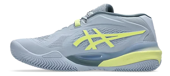 Asics Gel-Resolution X Clay Gris Bleu/Pistache Chaussures de tennis