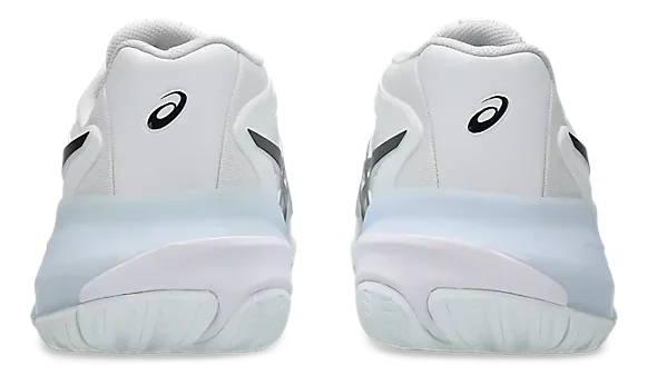 Asics Gel-Resolution X Blanches-Noires Wide Chaussures de tennis pour hommes