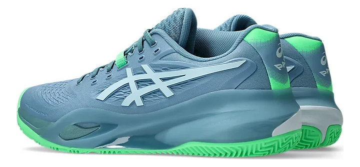 Asics Gel-Resolution X Saba Bleu/Gris Froid Chaussures de padel