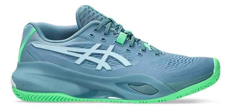 Asics Gel-Resolution X Saba Bleu/Gris Froid Chaussures de padel