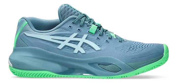 Asics Gel-Resolution X Saba Bleu/Gris Froid Chaussures de padel