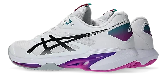 Asics Solution Speed FF 4 pour hommes Blanc/Sakura Chaussures de tennis