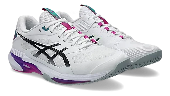 Asics Solution Speed FF 4 pour hommes Blanc/Sakura Chaussures de tennis