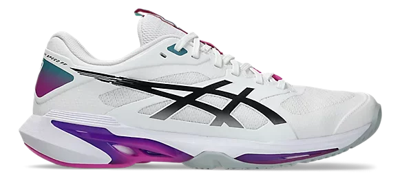 Asics Solution Speed FF 4 pour hommes Blanc/Sakura Chaussures de tennis