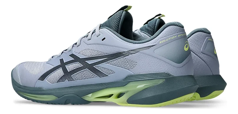 Asics Solution Speed FF 4 homme Gris Bleu/Ironclad Chaussures de tennis