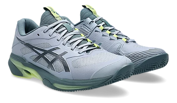 Asics Solution Speed FF 4 Chaussures de Tennis Homme Terre Battue Gris Bleu/Ironclad