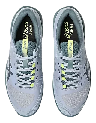 Asics Solution Speed FF 4 Chaussures de Tennis Homme Terre Battue Gris Bleu/Ironclad