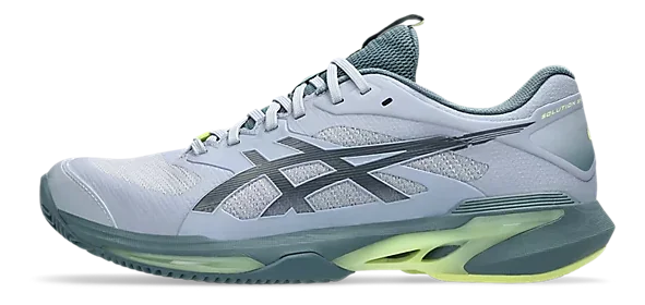 Asics Solution Speed FF 4 Chaussures de Tennis Homme Terre Battue Gris Bleu/Ironclad
