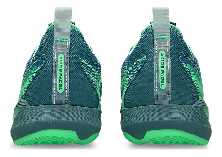 Asics SonicSmash FF Saba bleues/vertes Chaussures de padel