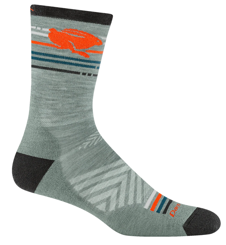 Darn Tough Pacer Micro Crew Sock Ultra-Lightweight with cushion Men's Socks 1041