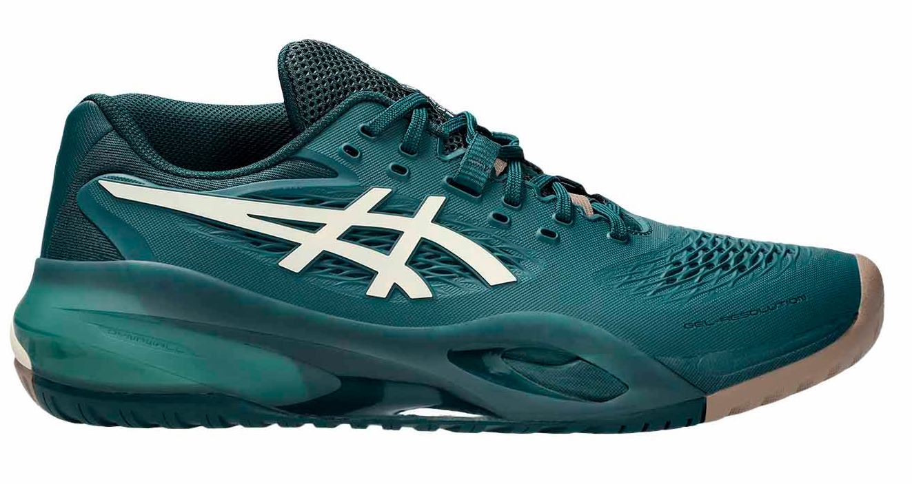 Asics Gel-Resolution X Saxon Green/Birch Men's tennis shoes - Sports Virtuoso