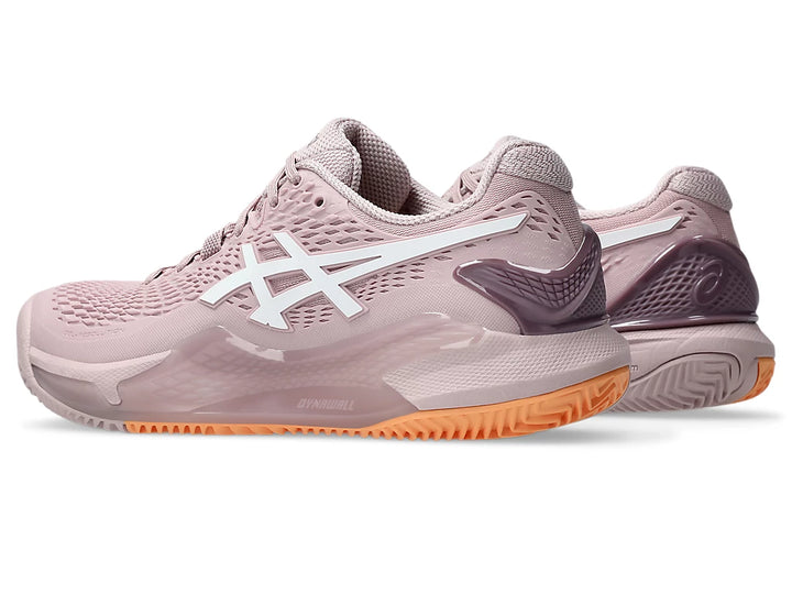 Chaussures de tennis Asics Gel Resolution 9 Clay Rose/Blanc