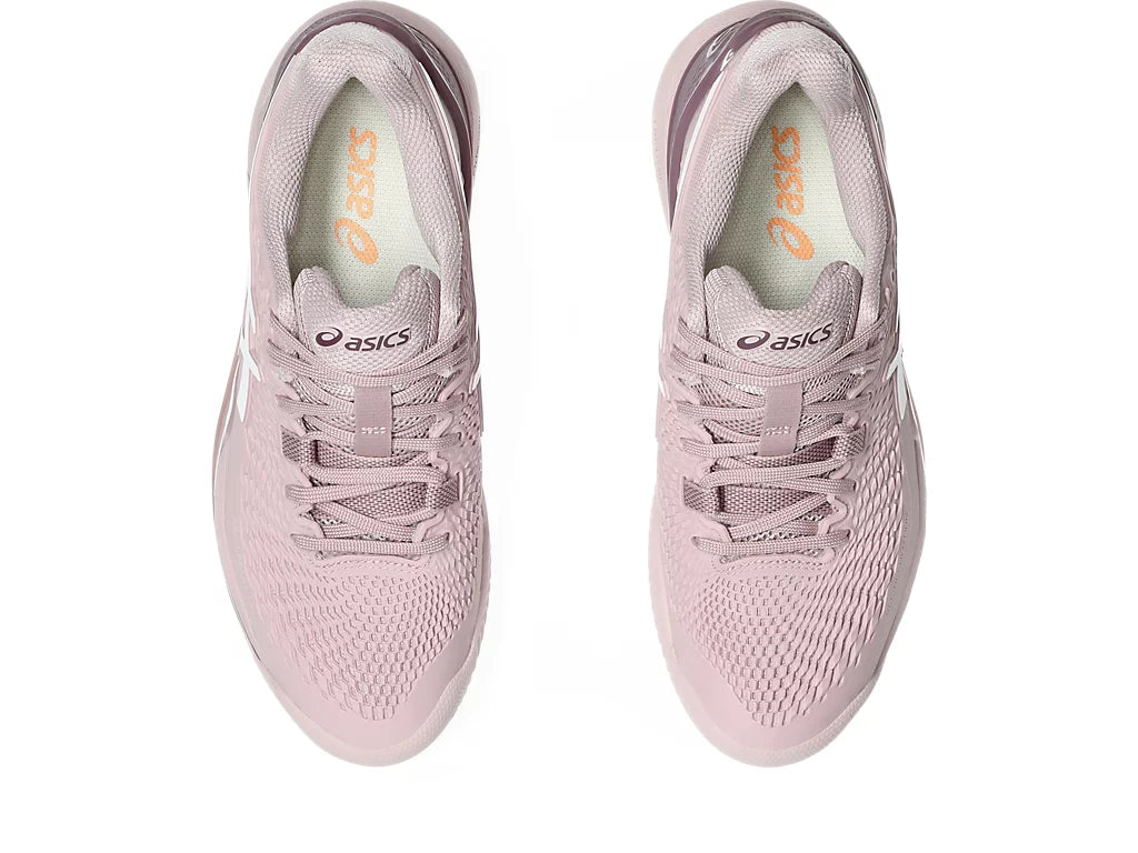Chaussures de tennis Asics Gel Resolution 9 Clay Rose/Blanc