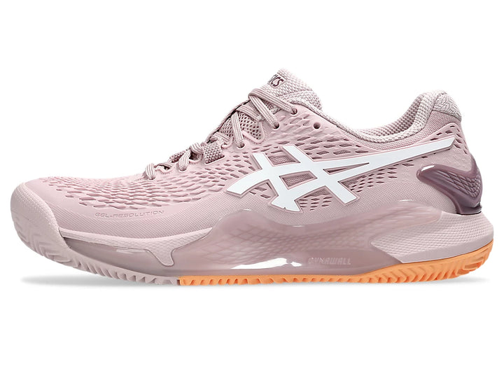 Chaussures de tennis Asics Gel Resolution 9 Clay Rose/Blanc