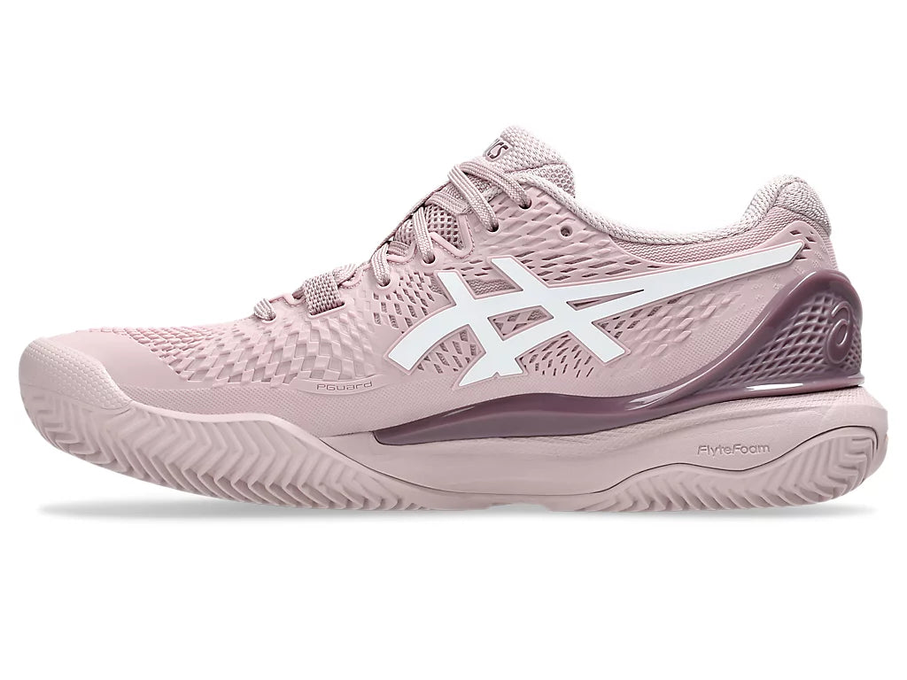 Chaussures de tennis Asics Gel Resolution 9 Clay Rose/Blanc