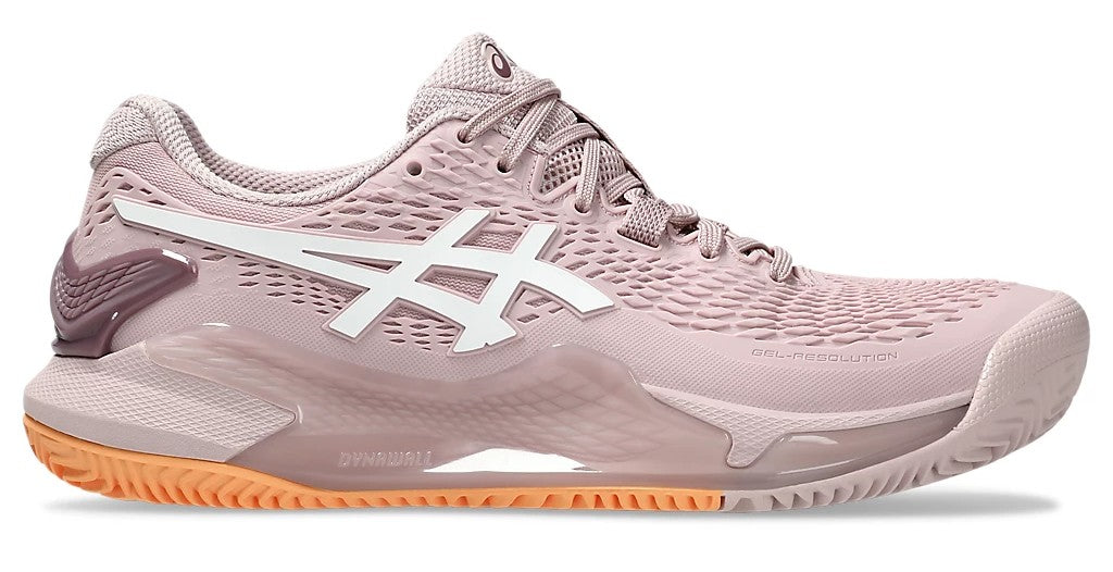 Chaussures de tennis Asics Gel Resolution 9 Clay Rose/Blanc