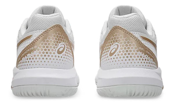 Asics Gel-Dedicate 8 Pickleball White/Champagne Women&