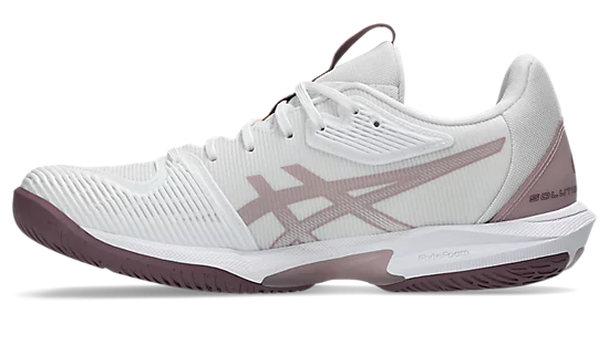 Asics Solution Speed FF 3 Blanc Mauve Chaussure de tennis pour femme Sports Virtuoso