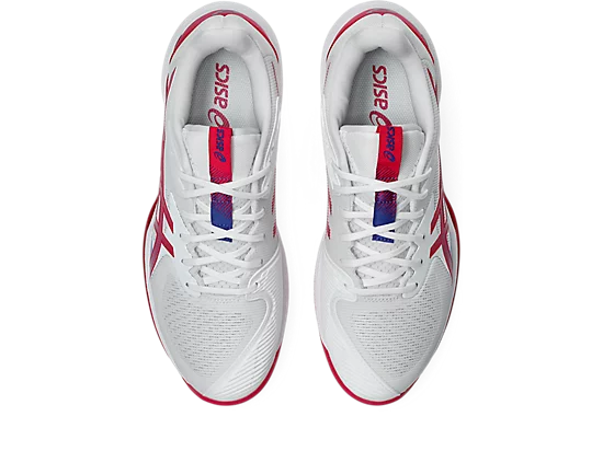 Asics Solution Speed FF 3 Women's Tennis Shoe White/Bright Rose - Sports Virtuoso