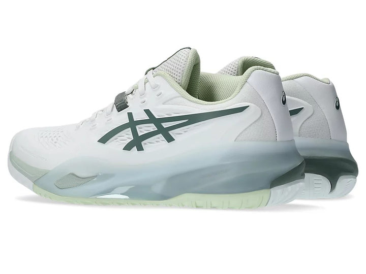 Asics Gel-Resolution X White/Blue WIDE Women’s Tennis Shoes