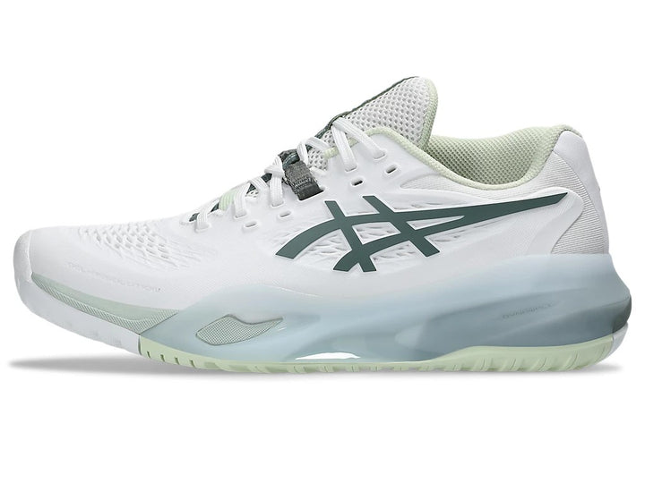 Asics Gel-Resolution X White/Blue WIDE Women’s Tennis Shoes