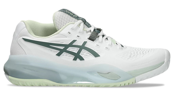 Asics Gel-Resolution X White/Blue WIDE Women’s Tennis Shoes