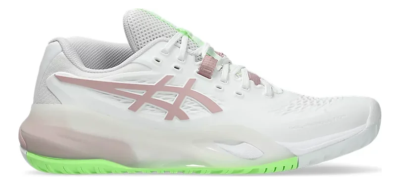 Asics Gel-Resolution X White/Morganite WIDE Women’s Tennis Shoes - Sports Virtuoso