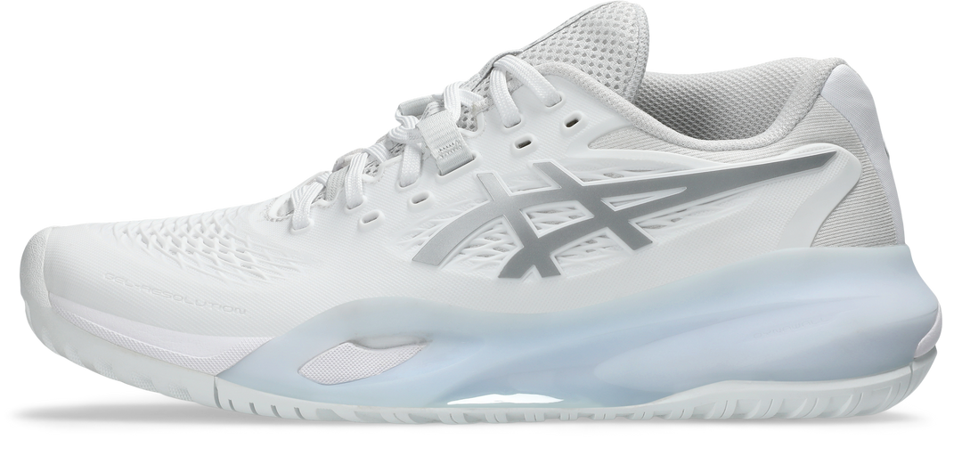 Asics Gel-Resolution X White/Silver Women’s Tennis Shoes