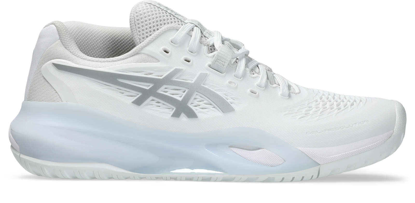 Asics Gel-Resolution X White/Silver Women’s Tennis Shoes - Sports Virtuoso
