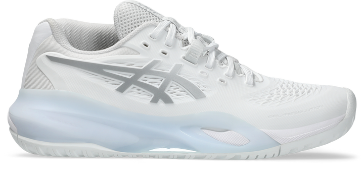 Asics Gel-Resolution X White/Silver Women’s Tennis Shoes