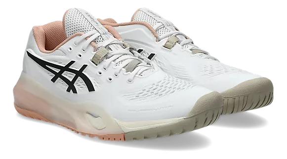 Asics Gel-Resolution X White/Black Coffee Women’s Tennis Shoes