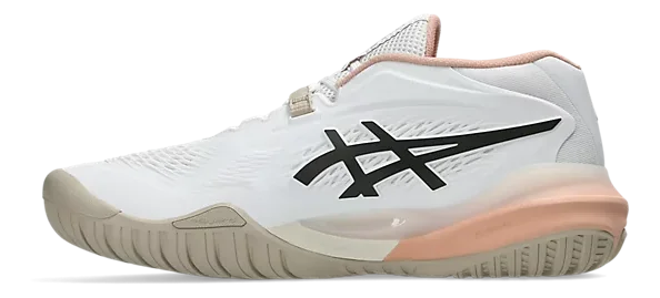 Asics Gel-Resolution X White/Black Coffee Women’s Tennis Shoes