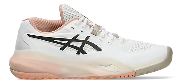 Asics Gel-Resolution X White/Black Coffee Women’s Tennis Shoes
