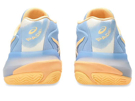 Asics Gel-Resolution X Stone Wash/Orange Glow Chaussures de padel pour femmes