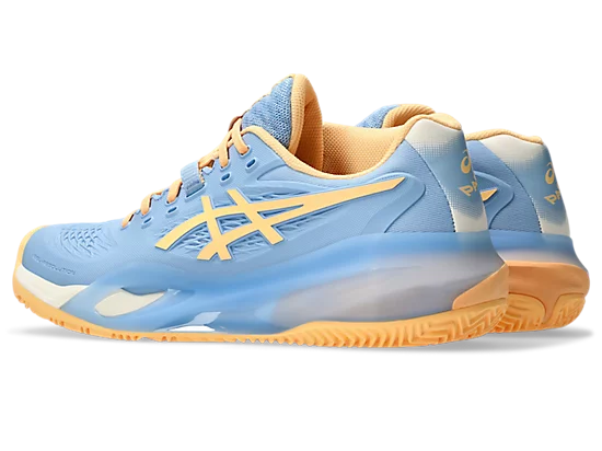 Asics Gel-Resolution X Stone Wash/Orange Glow Chaussures de padel pour femmes