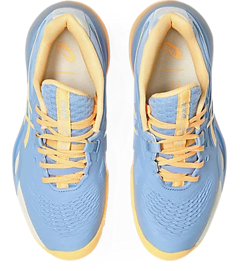 Asics Gel-Resolution X Stone Wash/Orange Glow Chaussures de padel pour femmes