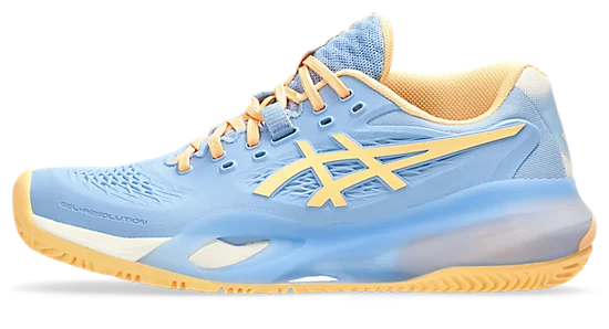 Asics Gel-Resolution X Stone Wash/Orange Glow Chaussures de padel pour femmes