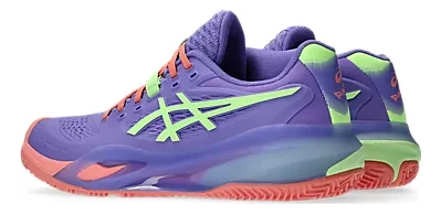 Asics Gel-Resolution X Amethyst/Illuminate Green Women’s Padel Shoes - Sports Virtuoso