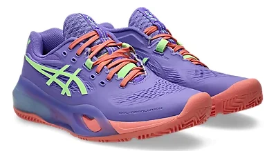 Asics Gel-Resolution X Amethyst/Illuminate Green Women’s Padel Shoes - Sports Virtuoso