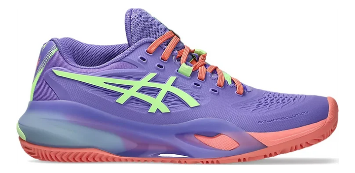 Asics Gel-Resolution X Amethyst/Illuminate Green Women’s Padel Shoes - Sports Virtuoso