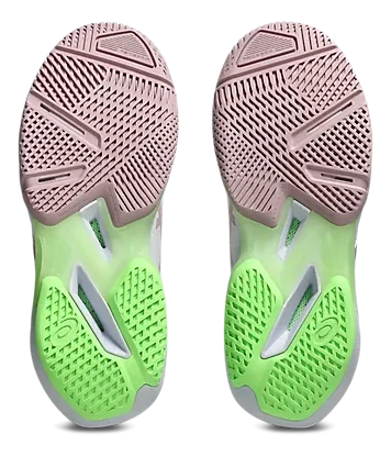 Asics Solution Speed FF 4 Chaussure de tennis pour femme blanc/morganite