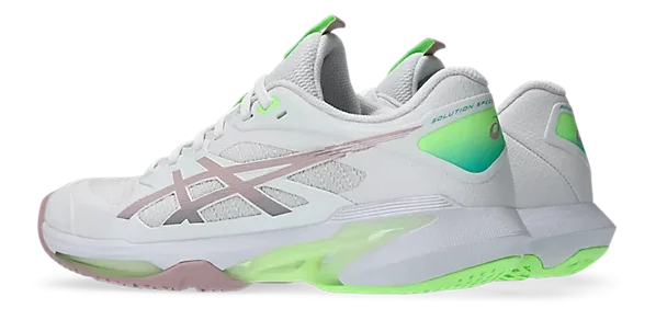 Asics Solution Speed FF 4 Chaussure de tennis pour femme blanc/morganite